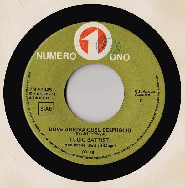 Lucio Battisti : Ancora Tu (7")