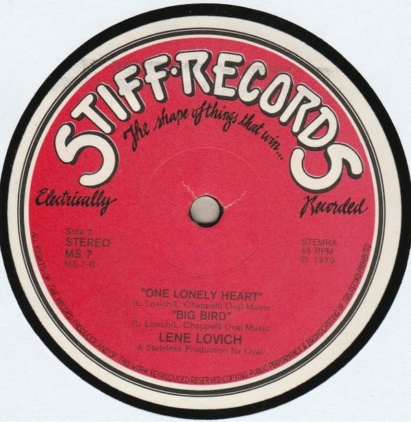 Lene Lovich : Say When (12")