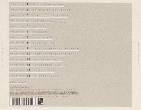 Lykke Li : Youth Novels (CD, Album)