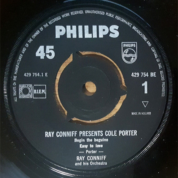 Ray Conniff And His Orchestra & Chorus : Blowing Kisses At Broadway - Ray Conniff Presents Cole Porter (7", EP)