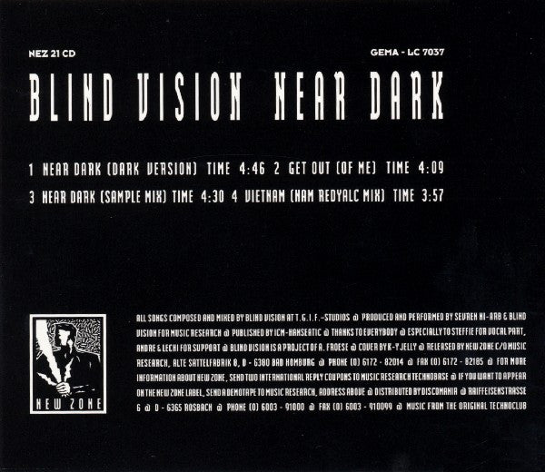 Blind Vision : Near Dark (CD, Maxi)