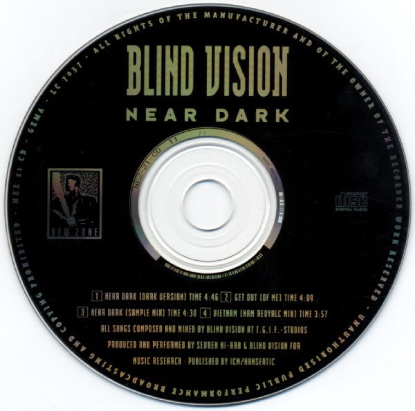 Blind Vision : Near Dark (CD, Maxi)