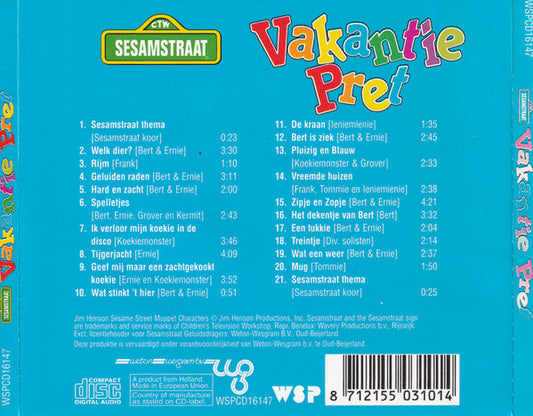 Sesamstraat : Vakantie Pret (CD, Comp)