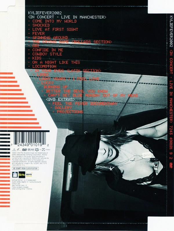 Kylie* : KylieFever2002 (In Concert - Live In Manchester) (DVD-V, PAL, Sup)