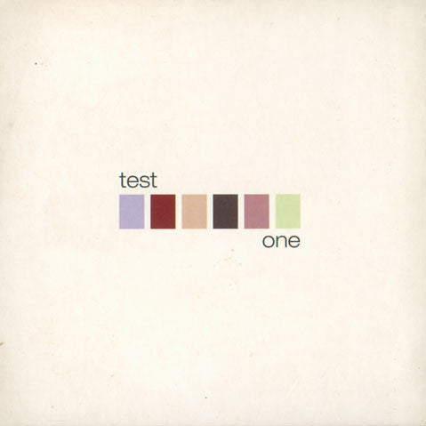 Various : Test One (CD, Comp, Mixed)