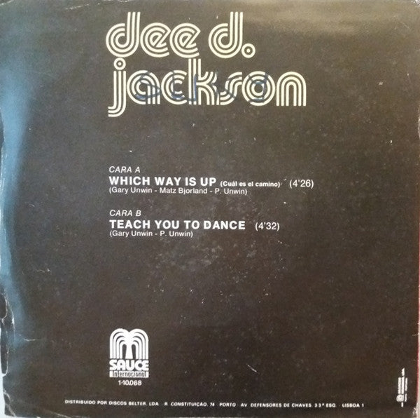 Dee D. Jackson : Which Way Is Up (7", Single)