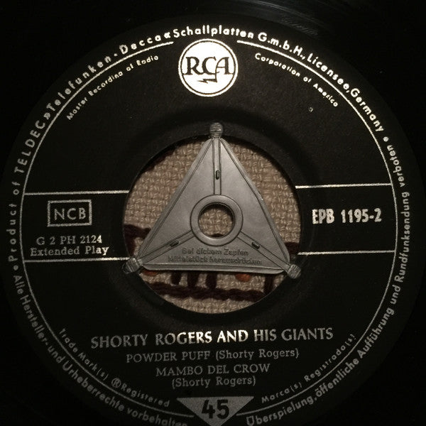 Shorty Rogers And His Giants : Shorty Rogers And His Giants (7", EP, Mono)