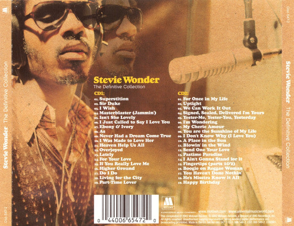 Stevie Wonder : The Definitive Collection (2xCD, Comp)