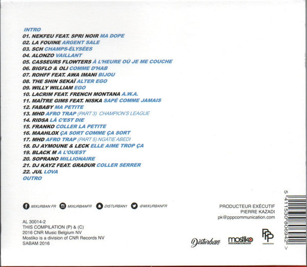 Various : Mixurban 100% En Français (CD, Comp)