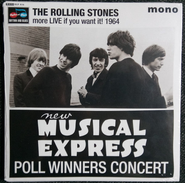 The Rolling Stones : More Live If You Want It! 1964 (7", EP, Mono, Unofficial)