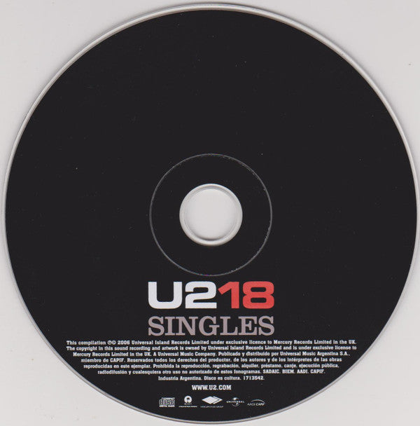 U2 : U218 Singles (CD, Comp)