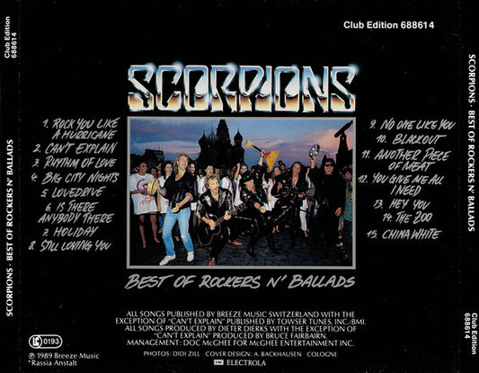 Scorpions : Best Of Rockers N' Ballads (CD, Comp, Club, Bla)