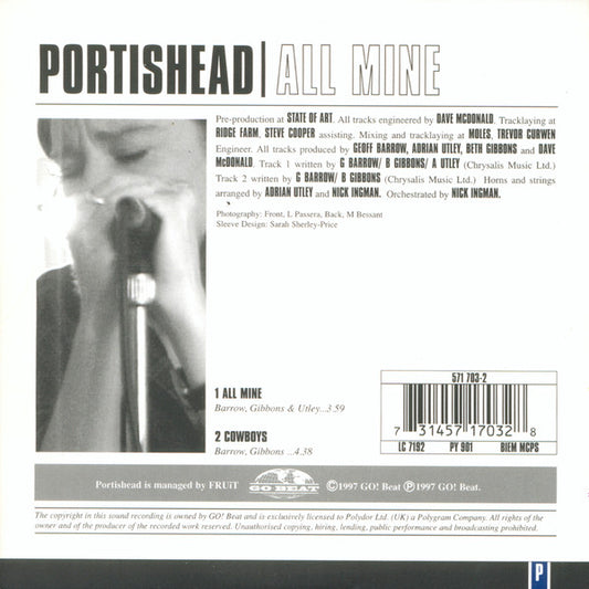 Portishead : All Mine (CD, Single)