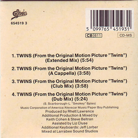 Philip Bailey / Little Richard : Twins (CD, Mini, Maxi)