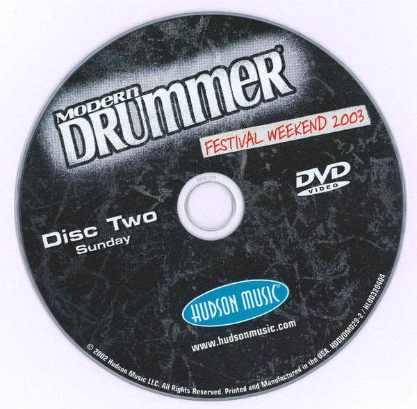 Various : Modern Drummer Festival Weekend 2003 (2xDVD-V, NTSC)