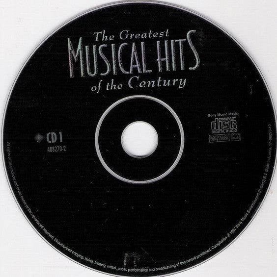 Various : The Greatest Musical Hits Of The Century (3xCD, Comp)