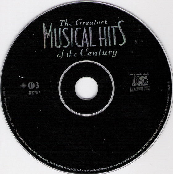 Various : The Greatest Musical Hits Of The Century (3xCD, Comp)