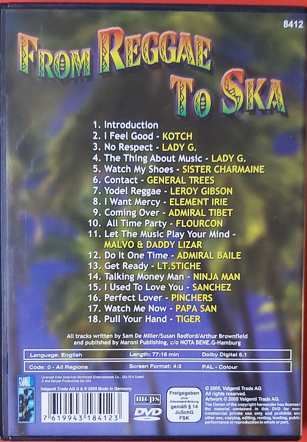 Various : From Reggae To Ska (DVD)