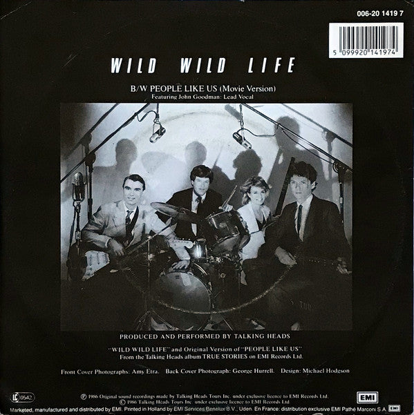 Talking Heads : Wild Wild Life (7", Single)