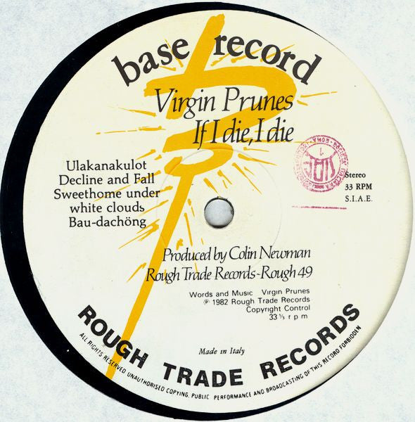 Virgin Prunes : ...If I Die, I Die (LP, Album)