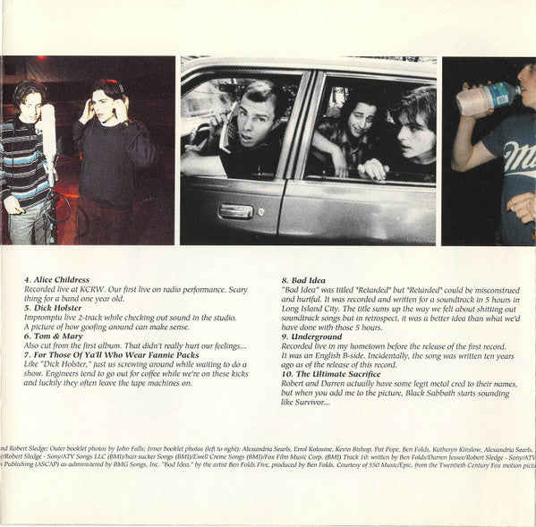 Ben Folds Five : Naked Baby Photos (CD, Comp)