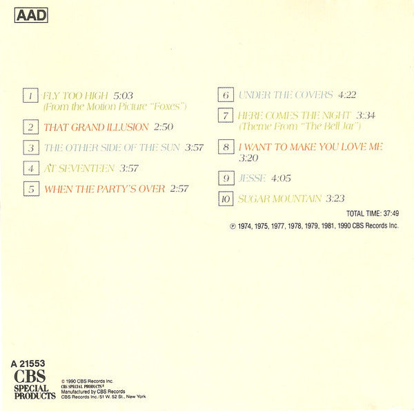 Janis Ian : At Seventeen (CD, Comp)