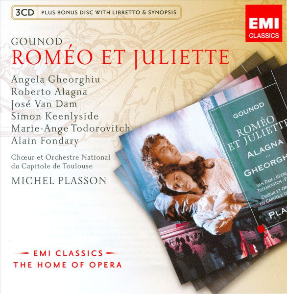 Charles Gounod - Roberto Alagna, Angela Gheorghiu, José van Dam, Simon Keenlyside, Marie-Ange Todorovitch, Alain Fondary, Chœur Du Capitole De Toulouse Et  Orchestre National Du Capitole De Toulouse, Michel Plasson : Roméo Et Juliette (3xCD, Album, RE + CD-ROM)