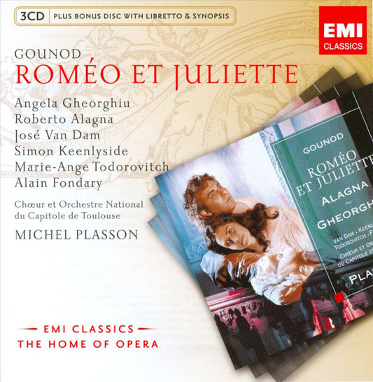 Charles Gounod - Roberto Alagna, Angela Gheorghiu, José van Dam, Simon Keenlyside, Marie-Ange Todorovitch, Alain Fondary, Chœur Du Capitole De Toulouse Et  Orchestre National Du Capitole De Toulouse, Michel Plasson : Roméo Et Juliette (3xCD, Album, RE + CD-ROM)