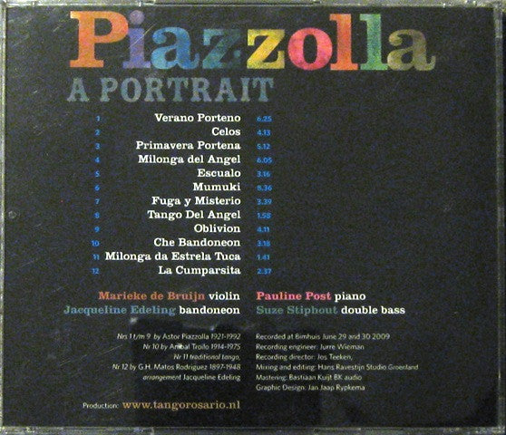 Tango Rosa Rio, Astor Piazzolla : Piazolla A Portrait (CD)