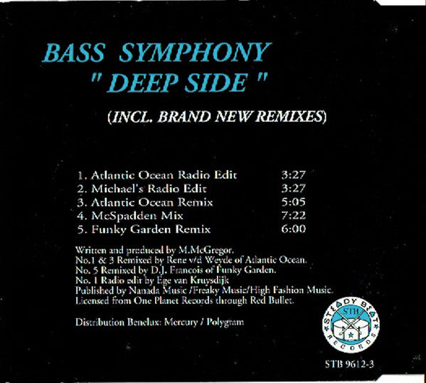 Bass Symphony : Deep Side (CD, Maxi)