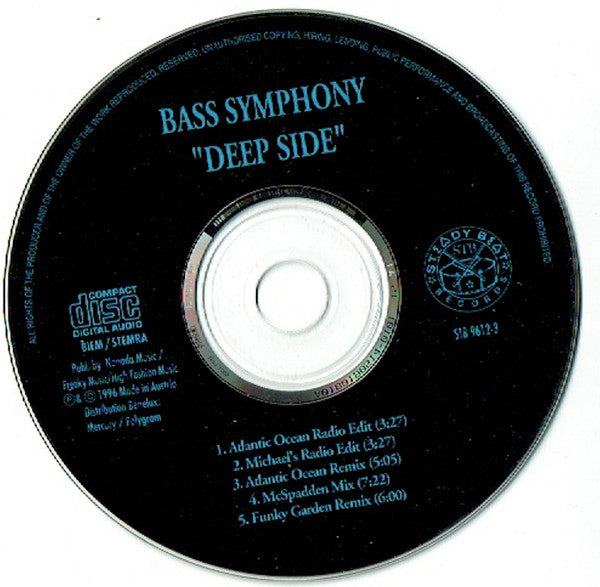 Bass Symphony : Deep Side (CD, Maxi)