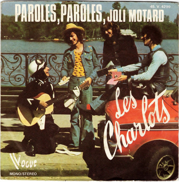 Les Charlots : Paroles, Paroles, Joli Motard (7", Single)