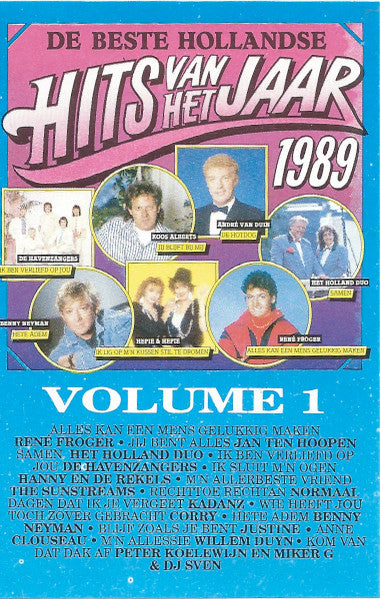 Various : De Beste Hollandse Hits Van Het Jaar 1989 - Volume 1 (Cass, Comp)