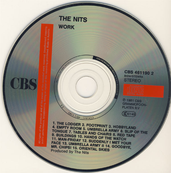 The Nits : Work (CD, Album)