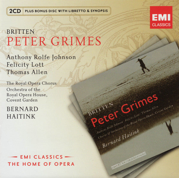 Benjamin Britten - Anthony Rolfe Johnson, Felicity Lott, Thomas Allen, Bernard Haitink : Peter Grimes (2xCD + CD-ROM, Bon)