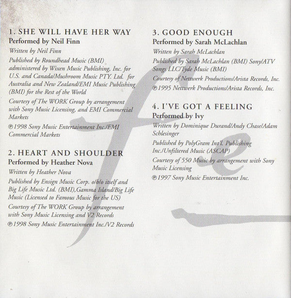 Various : Music From The Hit Television Series Felicity (CD, Comp)