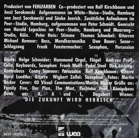 Fehlfarben : Die Platte Des Himmlischen Friedens (CD, Album, RE, RP)