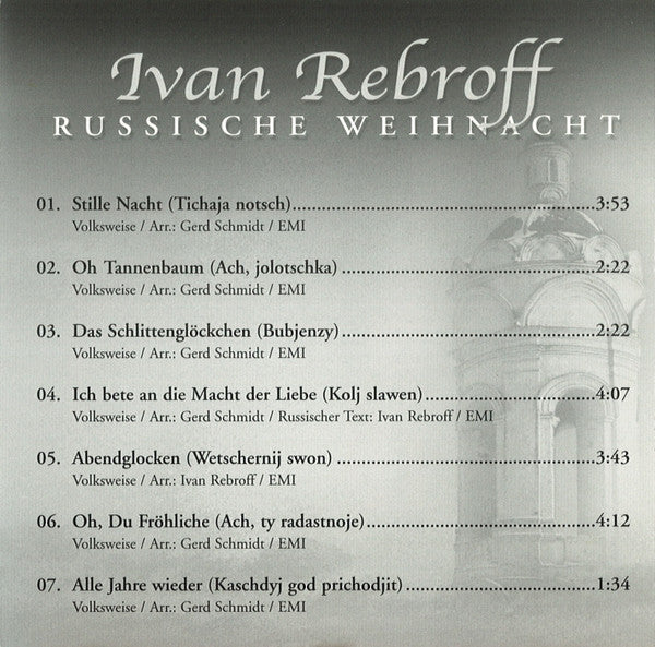 Ivan Rebroff : Russische Weihnacht (CD, Album)