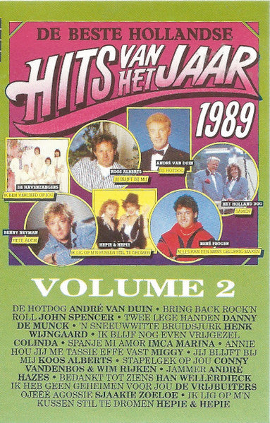 Various : De Beste Hollandse Hits Van Het Jaar 1989 Volume 2 (Cass, Comp)