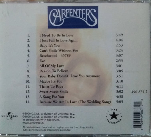 Carpenters : The Star Collection (CD, Comp)