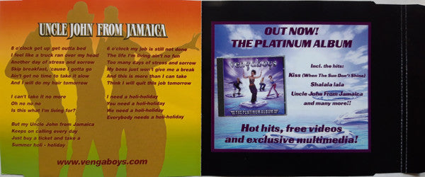 Vengaboys : Uncle John From Jamaica (CD, Maxi, Enh)