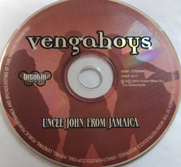 Vengaboys : Uncle John From Jamaica (CD, Maxi, Enh)