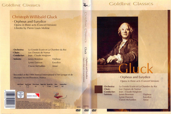 Christoph Willibald Gluck : Orpheus And Eurydice (DVD-V)