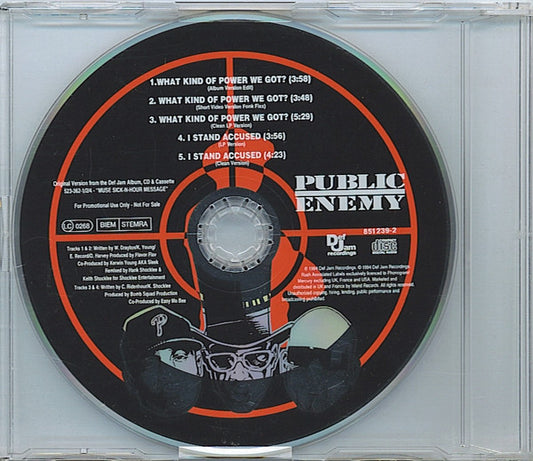 Public Enemy : What Kind Of Power We Got? (CD, Maxi, Pro)