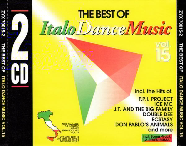 Various : The Best Of Italo Dance Music Vol. 15 (2xCD, Comp)