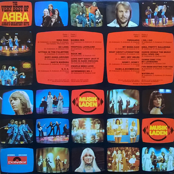 ABBA : The Very Best Of ABBA (ABBA's Greatest Hits) (2xLP, Comp, Gat)