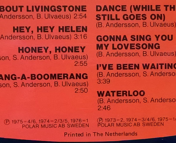 ABBA : The Very Best Of ABBA (ABBA's Greatest Hits) (2xLP, Comp, Gat)