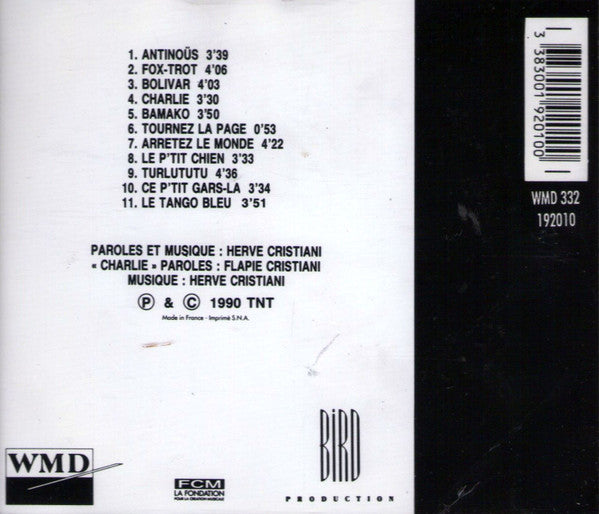 Hervé Cristiani : Antinoüs (CD, Album, RE)
