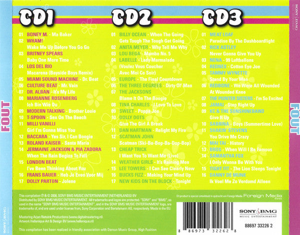 Various : Alle 50 Fout (3xCD, Comp)