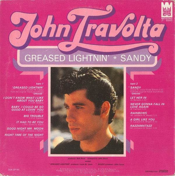 John Travolta : John Travolta (LP, Comp, Ltd, Cle)